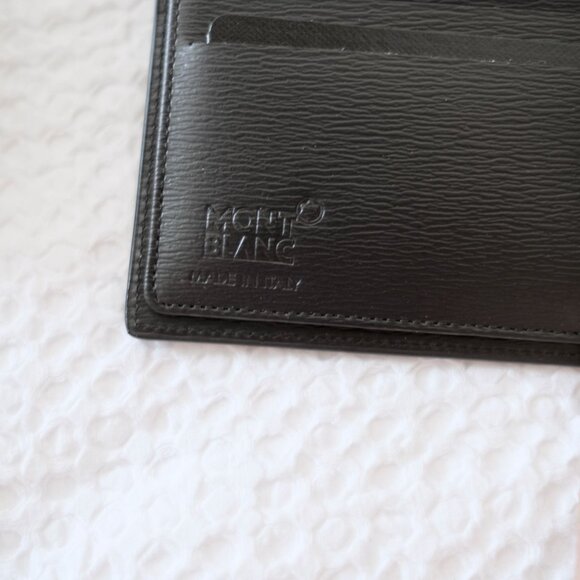 MONT BLANC Westside Black 12cc Bifold Wallet NEW - Picture 8 of 14